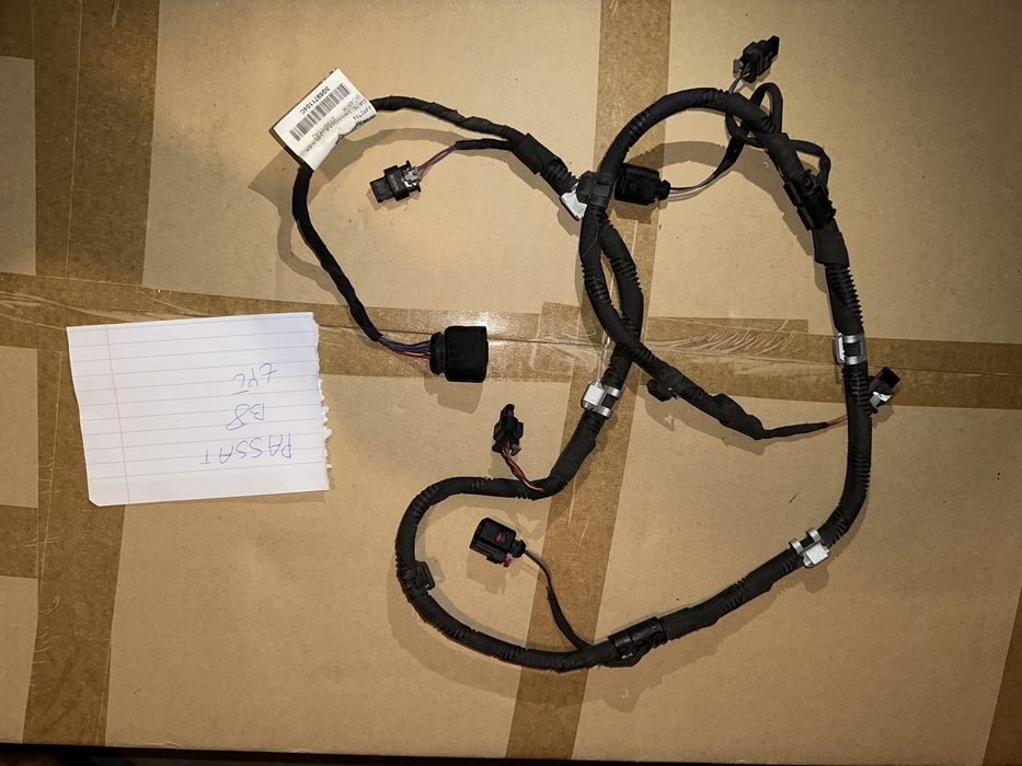 wiązka tylnego zderzaka passat b8 pcd