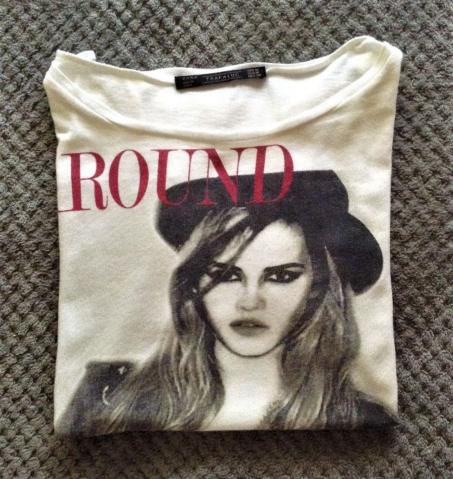 T-shirt estampada zara