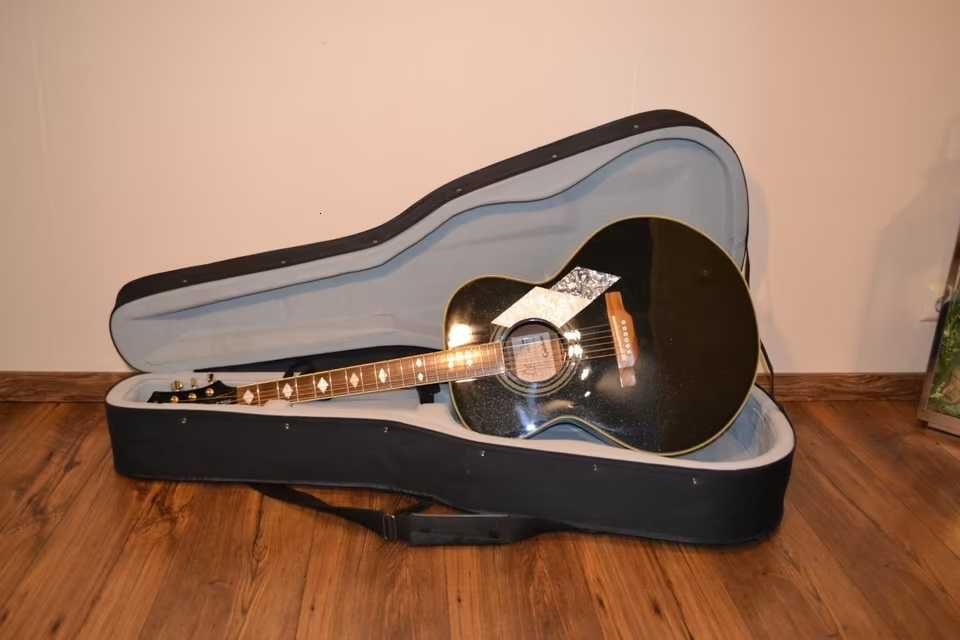 Gitara akustyczna Epiphone SQ w świetnym stanie z futerałem