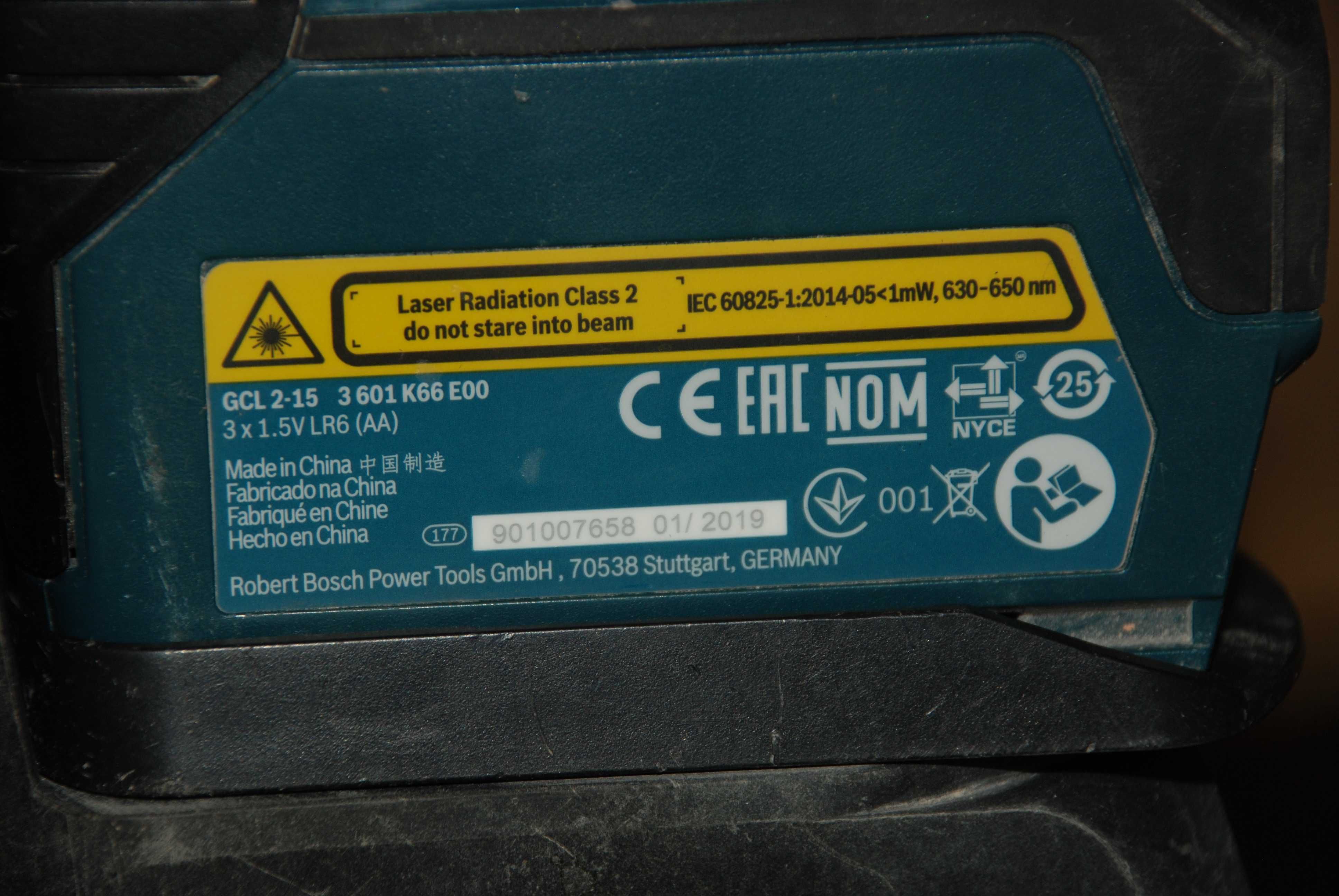 Лазерный нивелир Bosch Professiona GCL 2 15/уровень/лазер Ориг