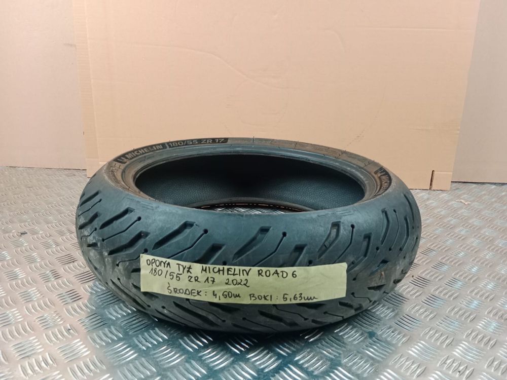 Opona Motocyklowa Tył Tylna MICHELIN ROAD 6 ! 180/55ZR17 Ładna 2022 !