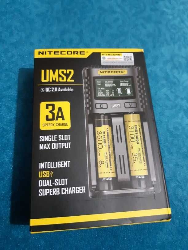 Nitecore ums2 зарядное устройство