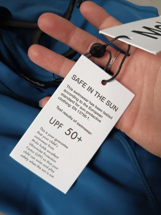 Bluzka do wody z uv upf50 molo 122 128 NOWA