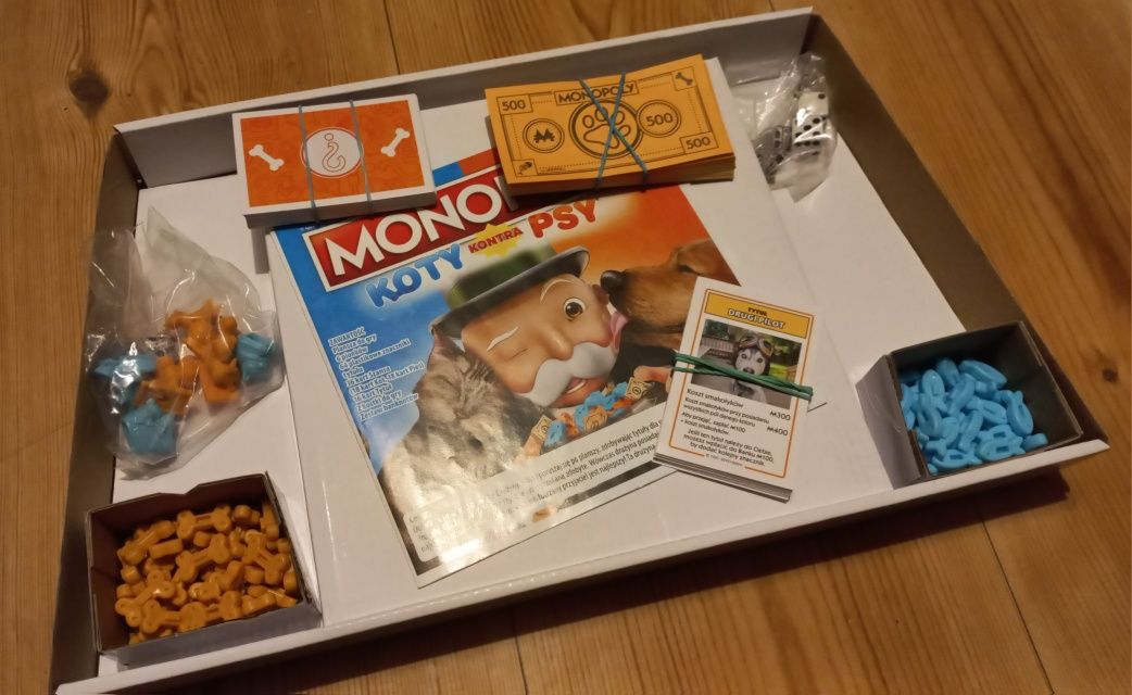 Monopoly Koty kontra Psy - gra planszowa Hasbro