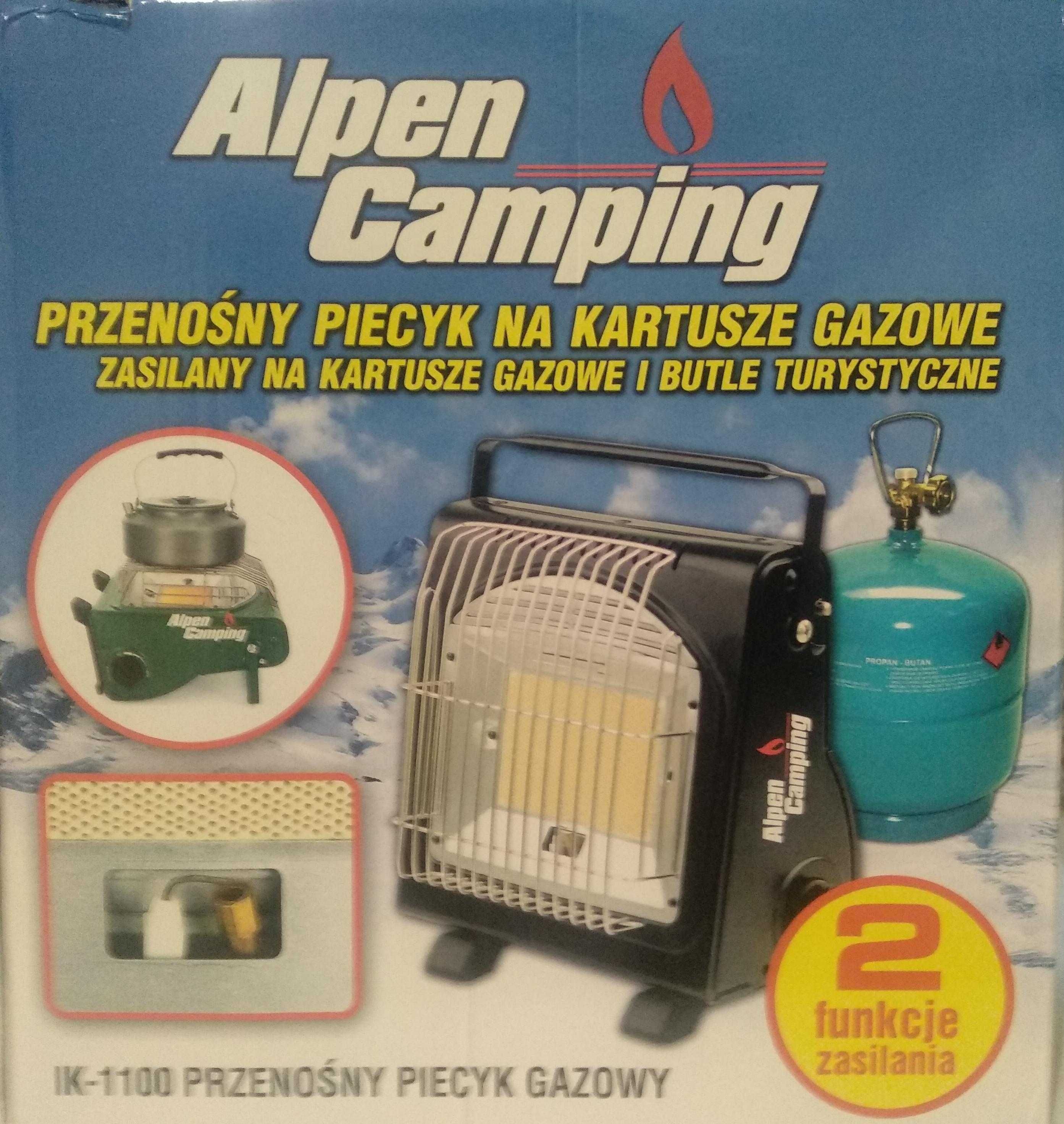 Газовий обігрівач+плита Alpen Camping IK-1100