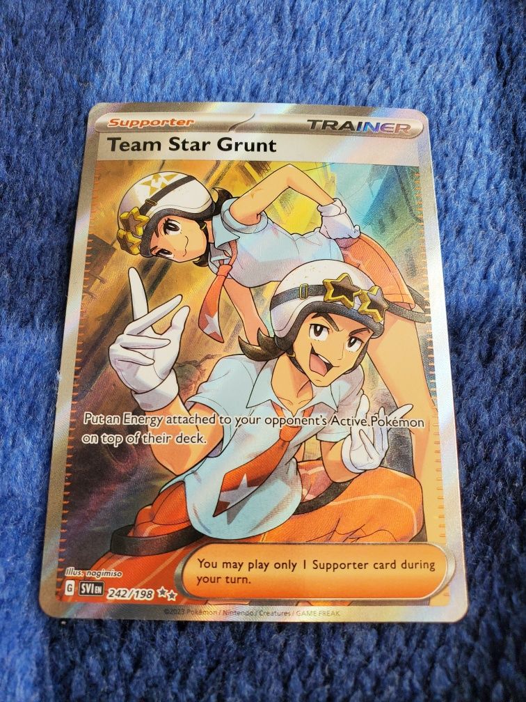 Karta Pokemon TCG Team Star Grunt 242/198 Nowa oryginalna