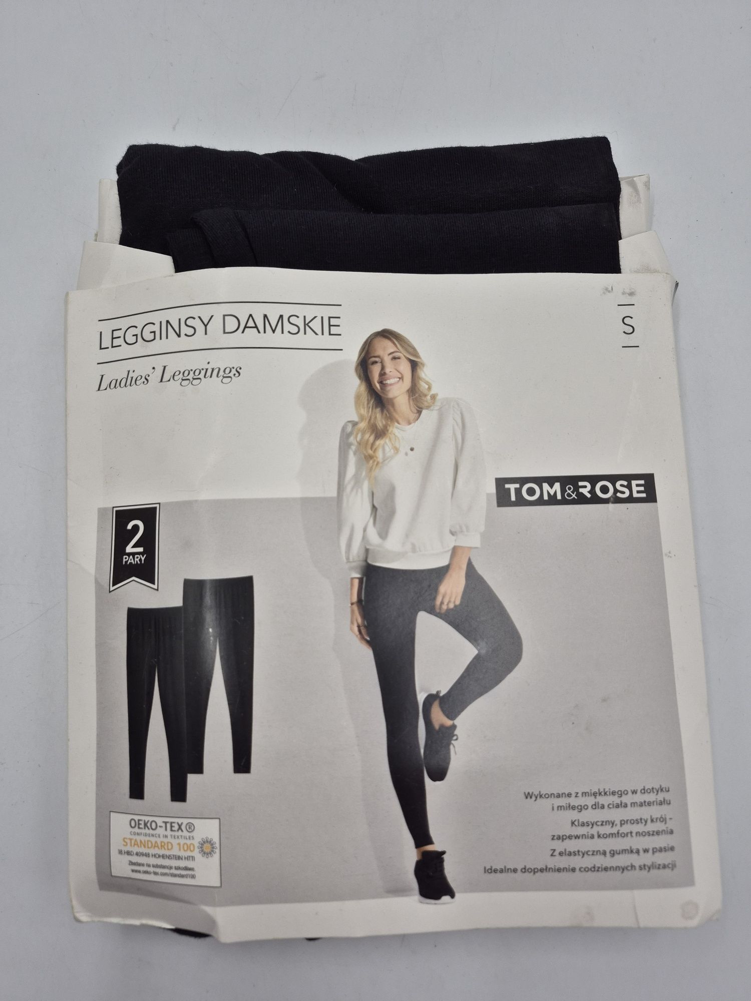 Leginsy damskie 2 pak S