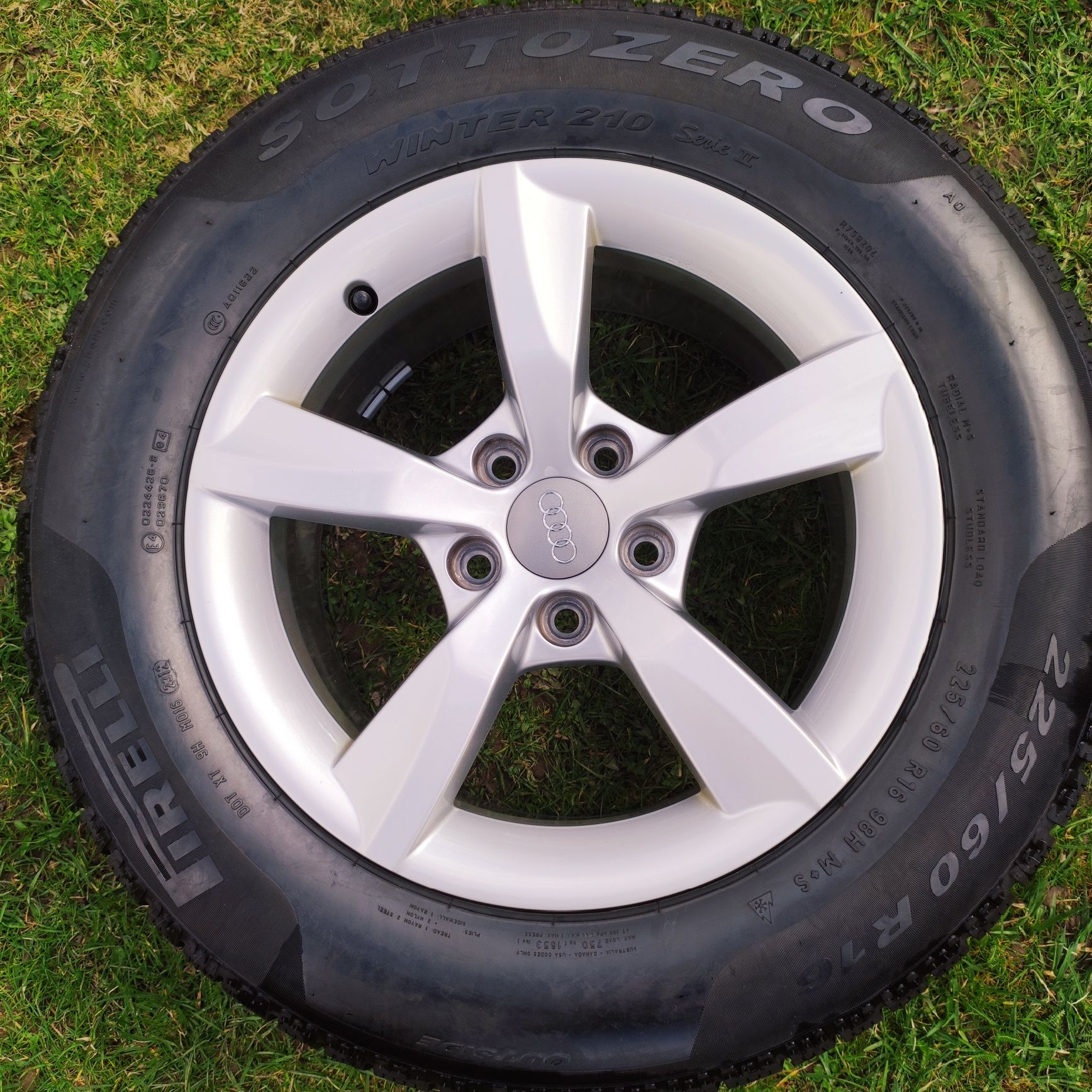 16" Koła Zimowe 5x112 Audi Mercedes Seat skoda  4G0 oryginalne felgi