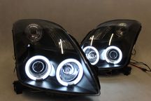 Lampy przednie przód Suzuki SWIFT mk6 05-10 Ringi Angel Eyes LED NOWE!