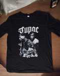 Czarna koszulka Tupac