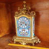 Bardzo Stary drewniany zegar kominowy
