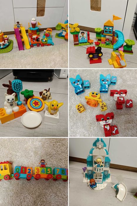 Mix klocków LEGO Duplo kilka zestawów