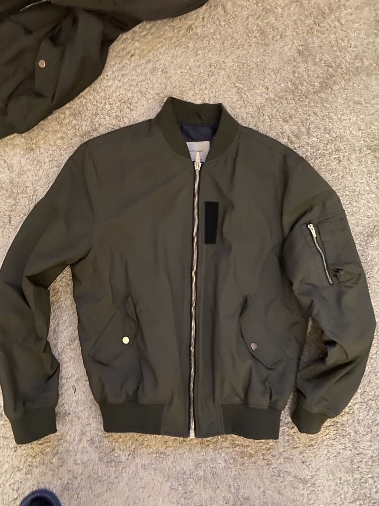 Kurtka bomberka ZARA rozm XL khaki