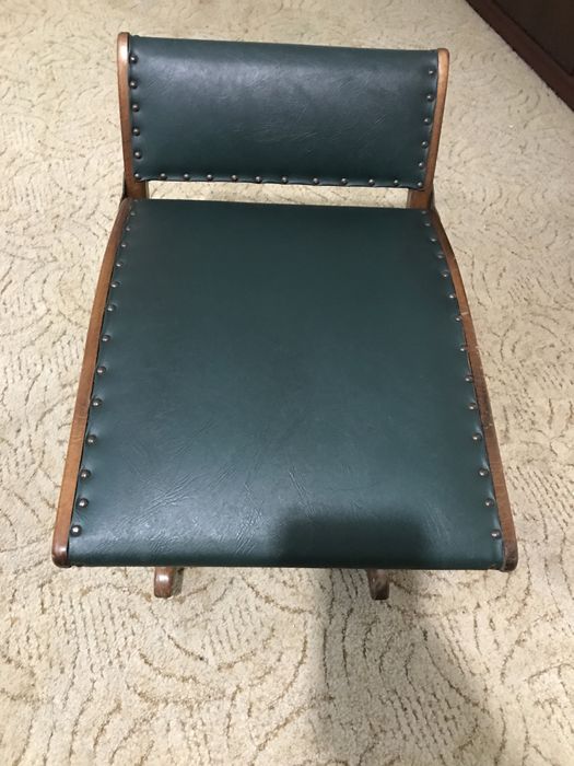 Taboret-podnóżek bujak składany Antyk