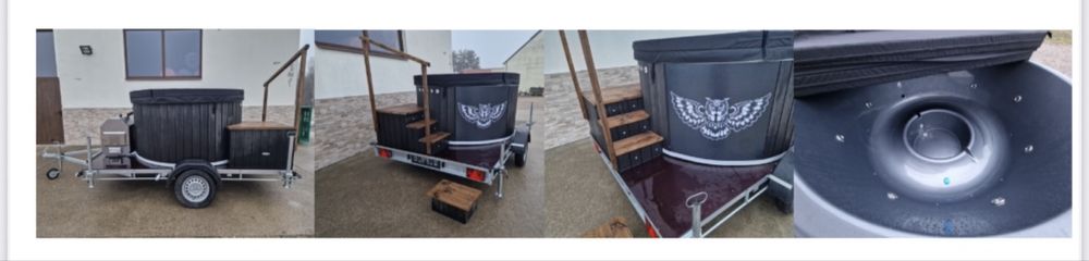 Mobilna balia jacuzzi na wynajem z dowozem