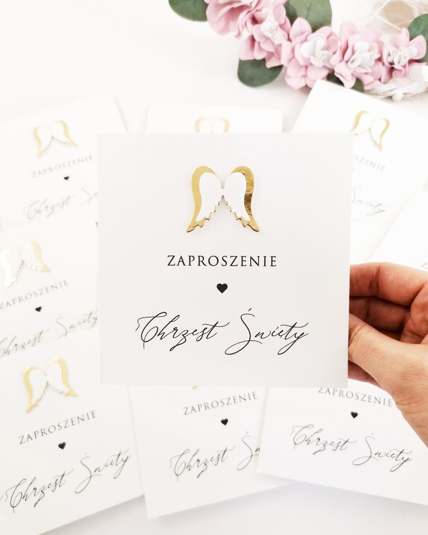 Zaproszenia na Chrzest ze zdjęciem
