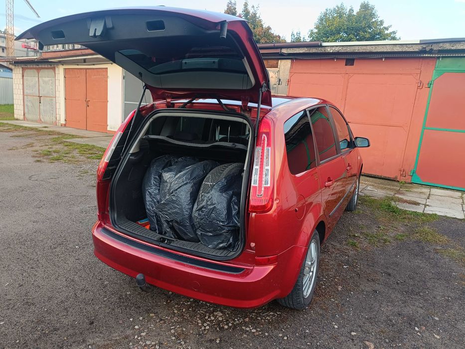 FORD C-MAX 2008r. 1,6 benz, Salon Polska, hak, klima, Alu, kam.cofania