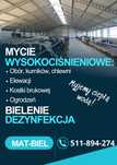 Mycie bielenie obór, kurników, elewacji, dezynfekcja CIEPLA WODA
