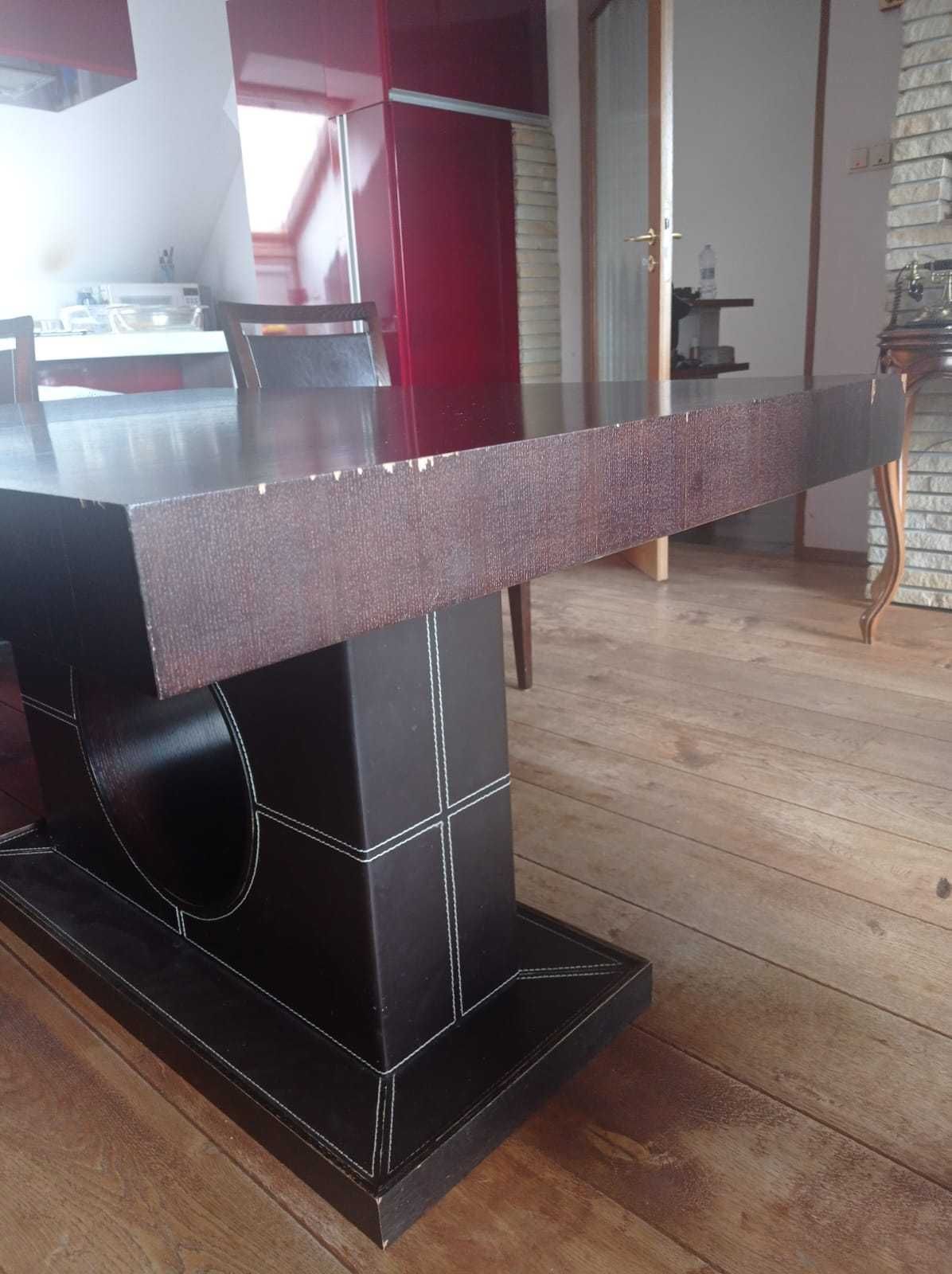 stół i 6 krzeseł - VINOTTI (wenge)