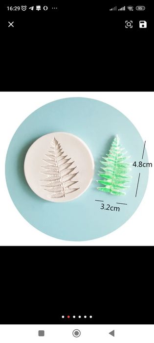 Молд, форма силіконова новрічна, ялинки, зима. Для смоли/кондитерська.