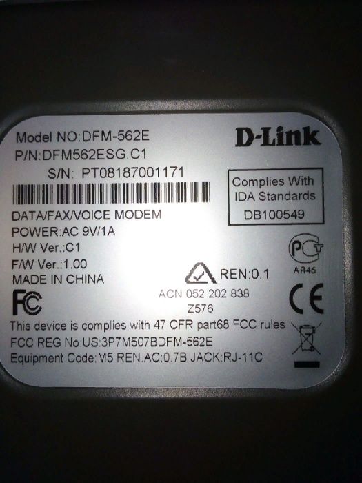 продам модем D-Link модель DFM-562E