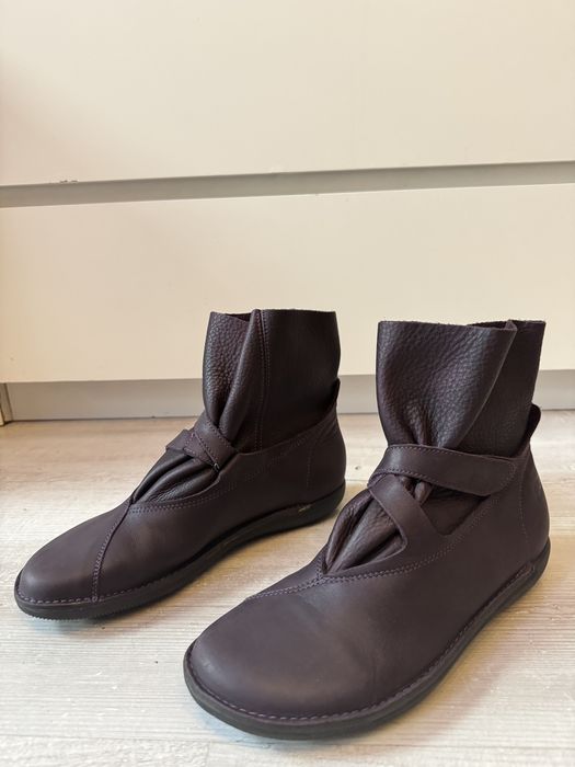 Skórzane botki Loints of Holland 39 26 cm kozaki naturalna filetowe
