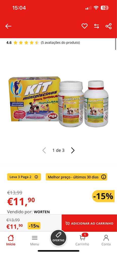 Piscina Intex + kit tratamento