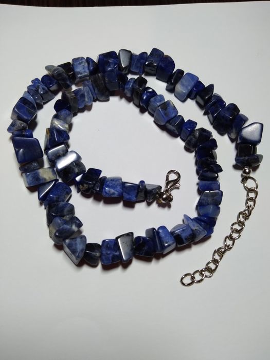 Бусы колье натуральный лазурит намисто лазурит