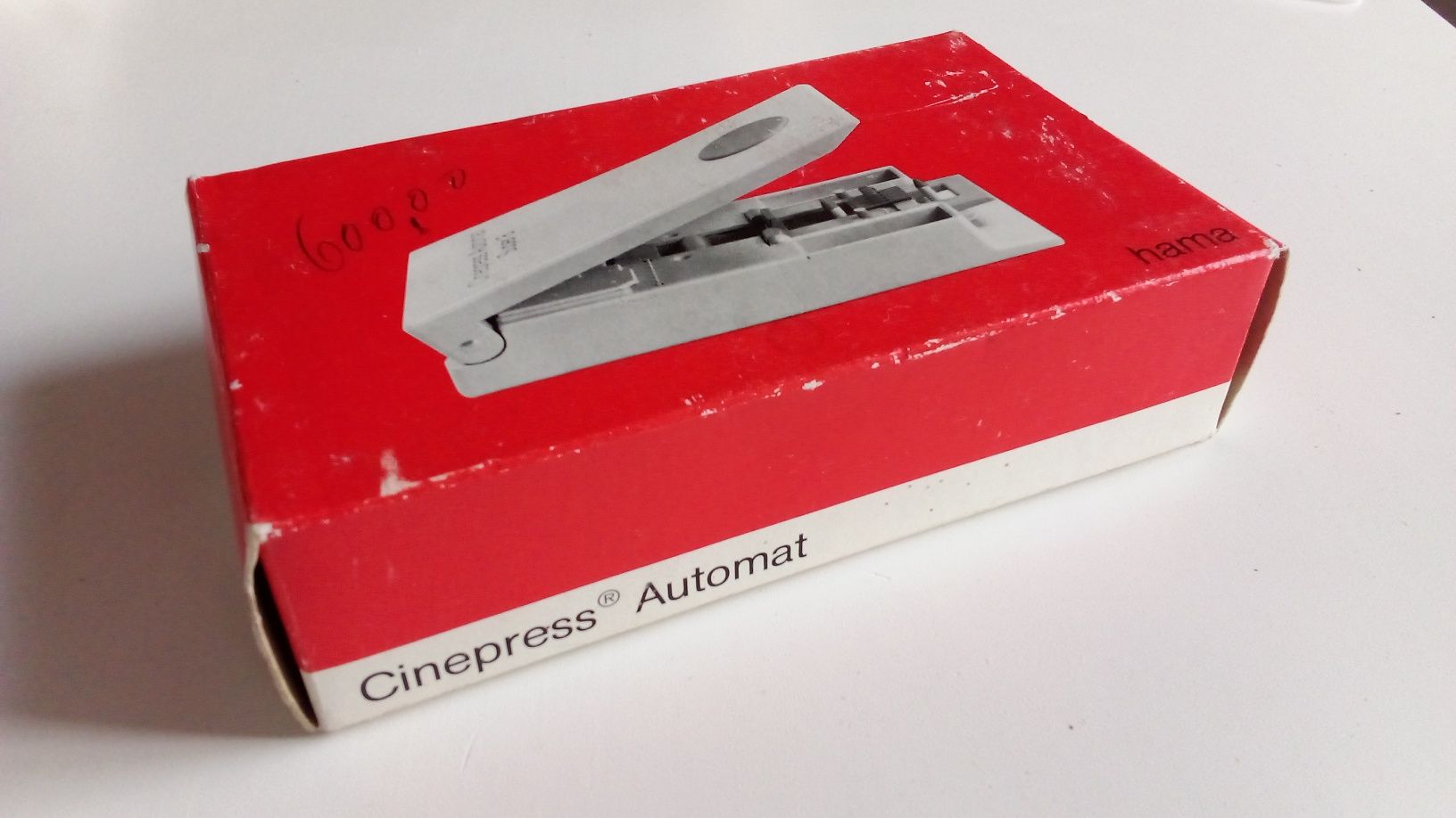 Prensa automática vintage para filmes Super 8