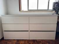 Cômoda Ikea MALM 6 gavetas