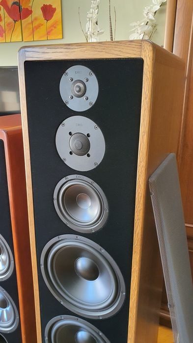 PERFEKCYJNE ogromne kolumny stereo Canton ergo 120 ct120  bass 2x 26cm