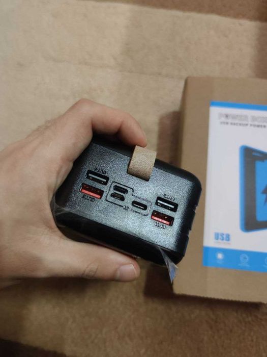 Power Bank 50000 mah 4xUSB з фонариком Павербанк з ліхтарем