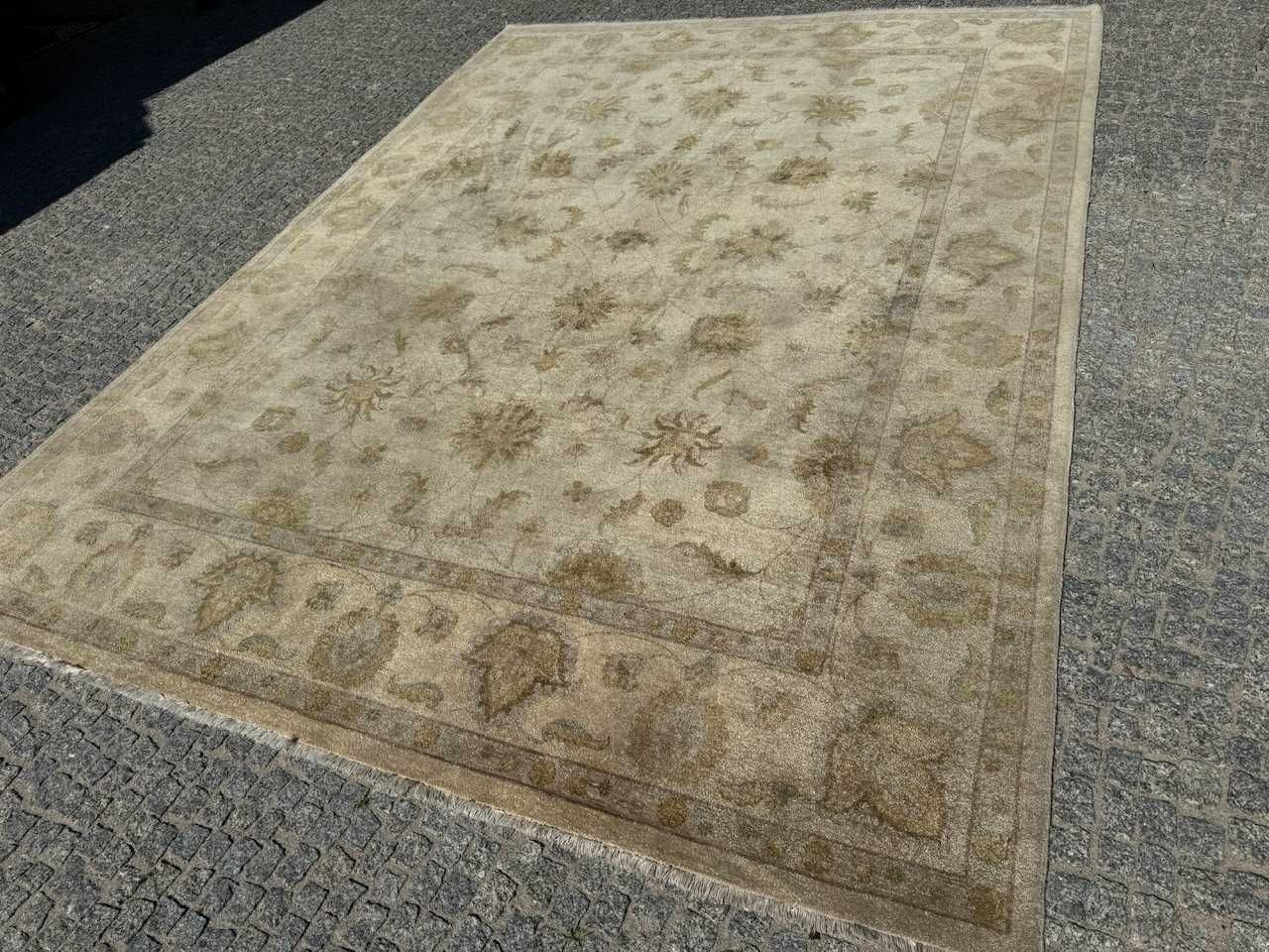 Dywan wełniany kaszmirowy r.tkany Ziegler Zigler 370x270 gal. 28 tyś