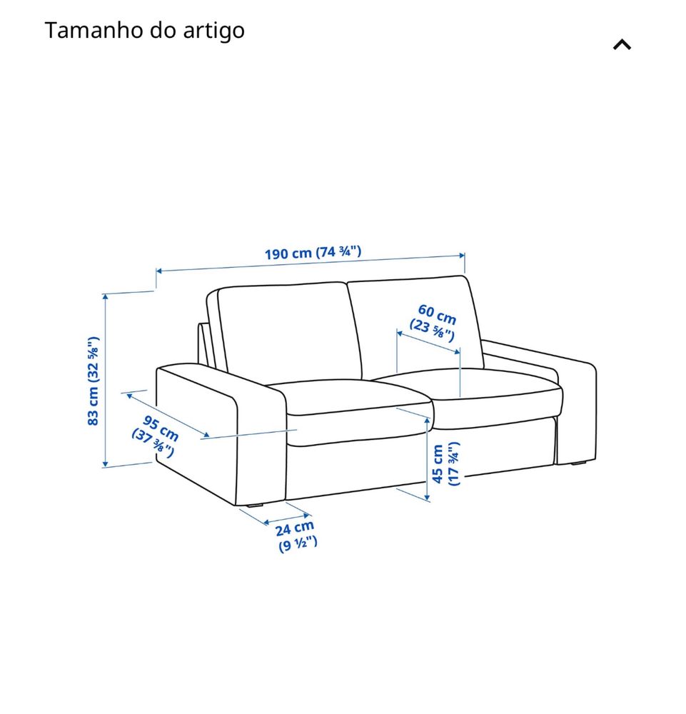 2 Sofás KIVIK IKEA | c/tratamento anti-nodoas