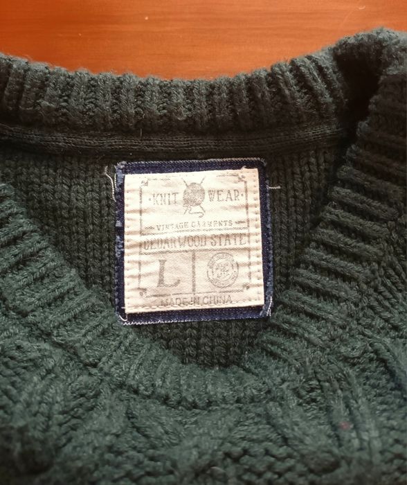 Blusa de malha verde