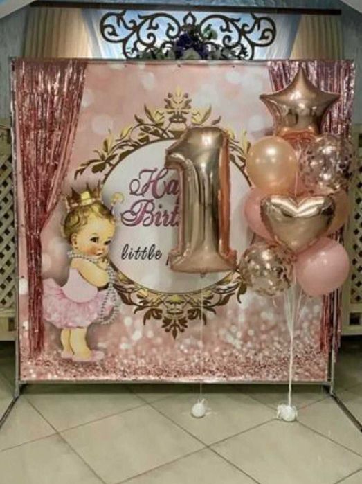 Фотозона, банер, каркас 2х2, оренда на День Народження, Свято