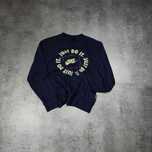 MĘSKA Granatowa Bluza Lekka Letnia PREMIUM Nike Just Do It bez Kaptura