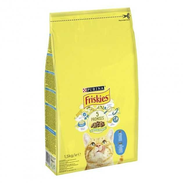 Friskies (Фріскес) 10 кг для котів. 4 Види Сухого корму Purina Фріскас