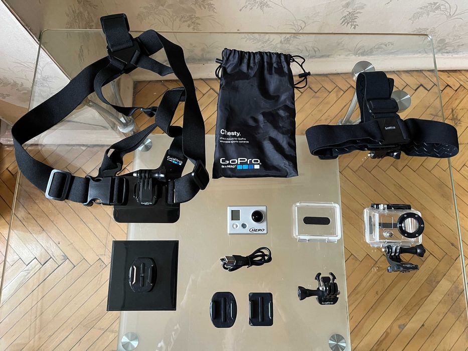 Екшн камера GoPro HD HERO. Крепления для камеры, оригинал.