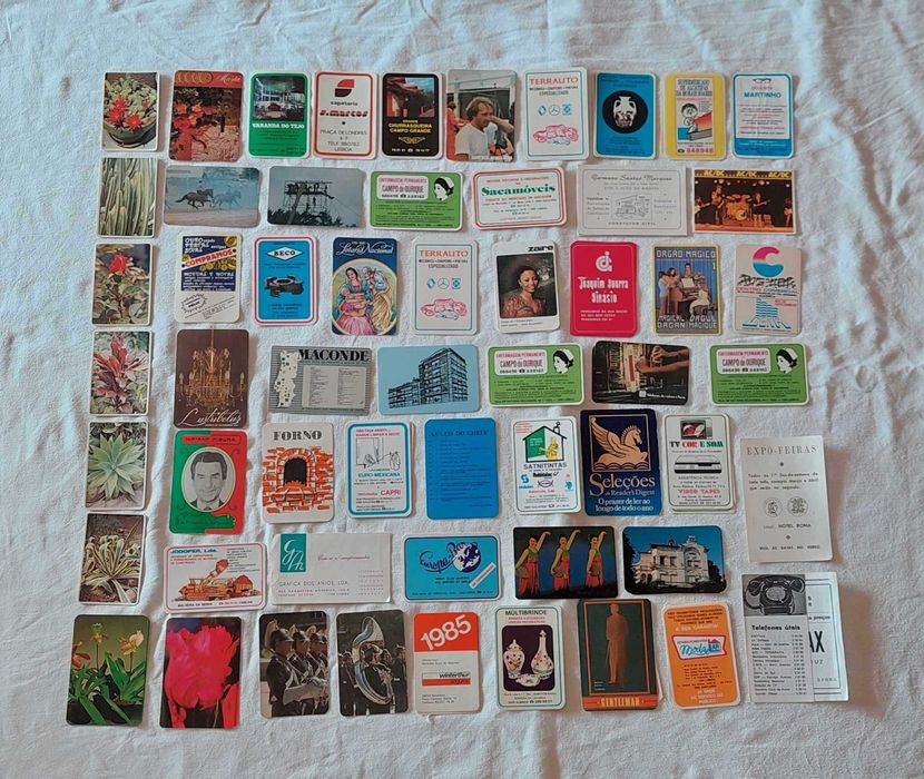 Calendários, Autocolantes, Pins