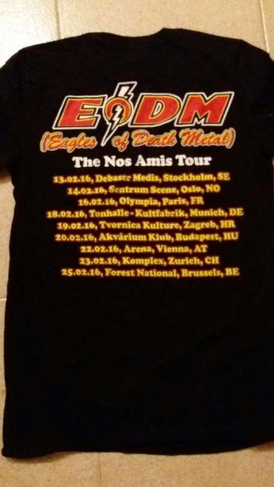 T-shirt Eagles of Death Metal - The Nos Amis Tour