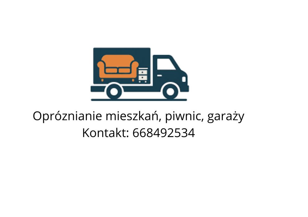 Sprzątanie, opróżnianie mieszkań, garaży, piwnic, działek