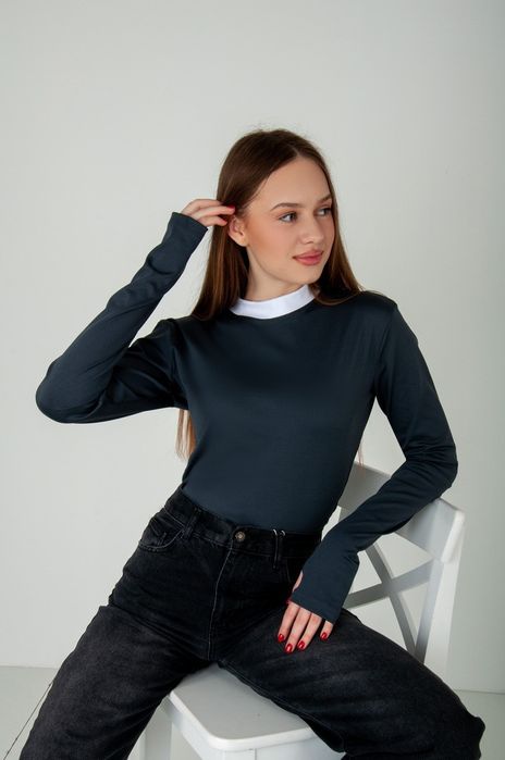 Лонгслів жіночий. Розмір 42-46; 48-52
48-52
42-46

42-46
48-52