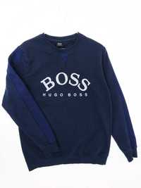 AY58 dresowa Bluza męska Hugo Boss bawełniana granatowa L