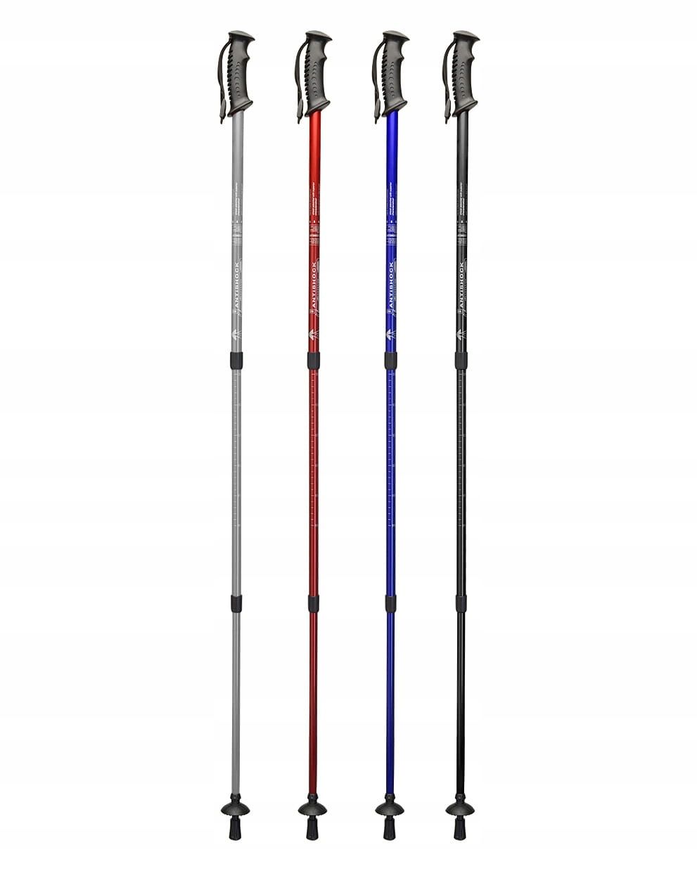 Kije trekkingowe składane nordic walking 135 cm 2 sztuki do chodzenia