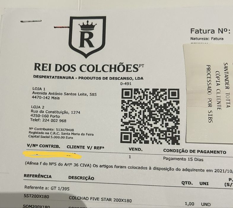 Colchão viscoelástico FIVE STAR