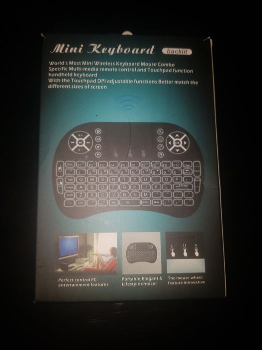 Mini bluetooth keyboard with mouse pad