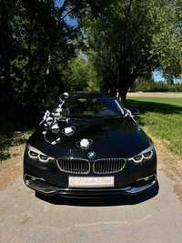 Auto do ślubu BMW F36 seria 4 Czarne