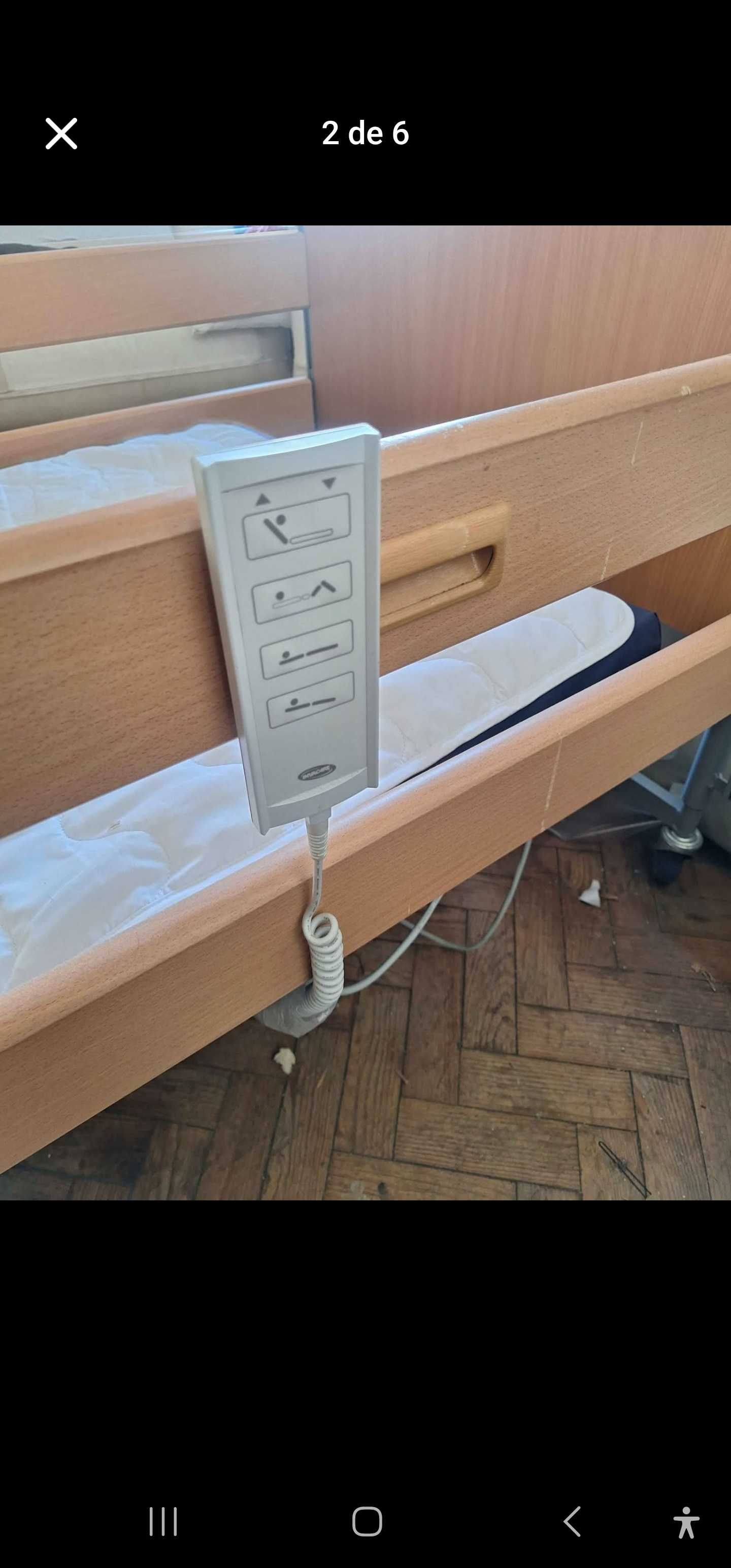 Cama articulada eléctrica