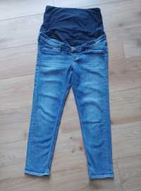 Skinny ankle jeans / jeansy ciążowe z panelem - H&M Mama rozm. 40 / L